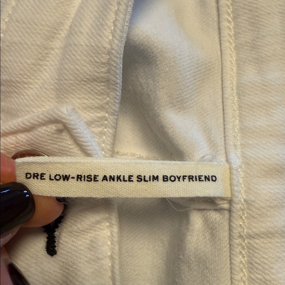Rag & Bone Dre Low Rise Ankle Slim Boyfriend Jeans - Picture 5 of 7